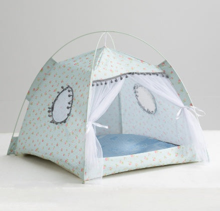 Cat Tent Cat Cat House Enclosed Pet Bed - Pimmbi
