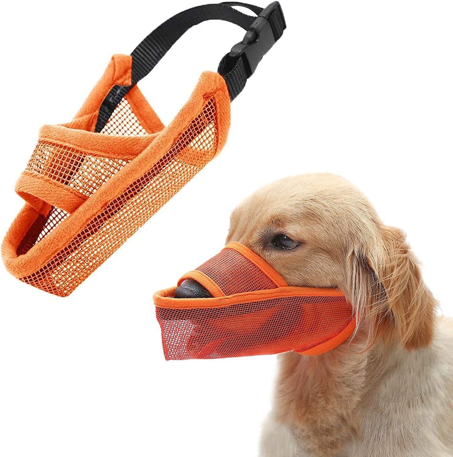 Breathable Mesh Muzzle For Dogs Anti-bite Anti-barking Anti-eating Anti-barking For Large Medium And Small Dogs - Pimmbi
