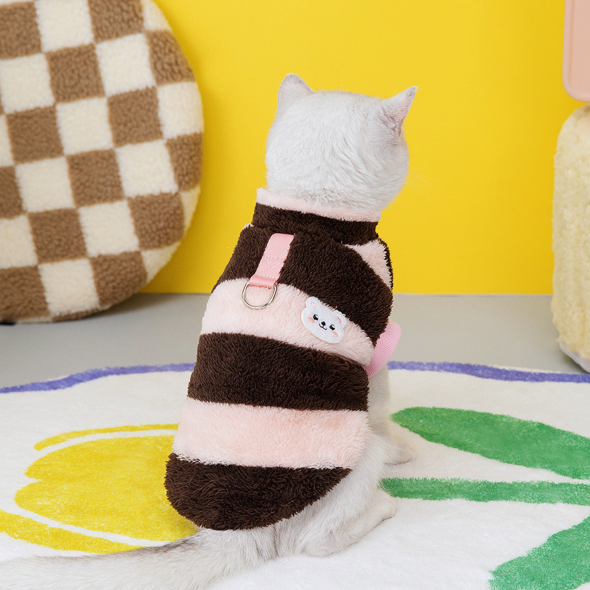 Pet Cat Clothes Fleece Sweatshirt - Pimmbi