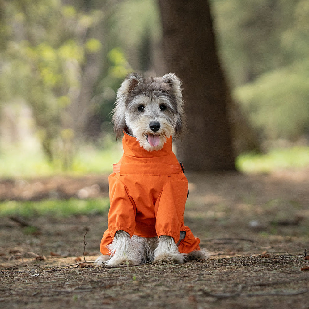 Fashion Personality Dog Pet One-piece Raincoat - Pimmbi