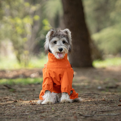 Fashion Personality Dog Pet One-piece Raincoat - Pimmbi