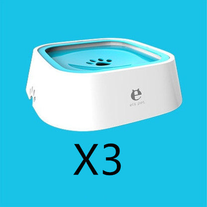 1.5L Cat Dog Water Bowl Carried Floating Bowl Anti-Overflow Slow Water Feeder Dispenser Pet Fountain ABS&PP Dog Supplies - Pimmbi