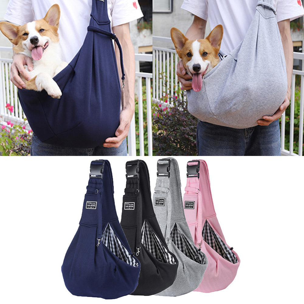 Pet Puppy Carrier Bag Cats Outdoor Travel Dog Subway Bus Shoulder Crossbody Bag Cotton Comfort Single Sling Handbag Tote Pouch Pet Carrier For Travel - Comfortable Single Shoulder Dog And Cat Bag - Pimmbi
