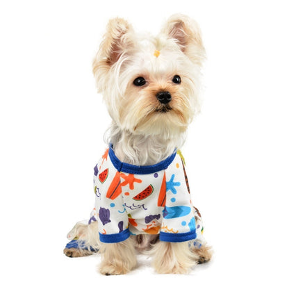 Cartoon Cute Pet Print Jumpsuit - Pimmbi