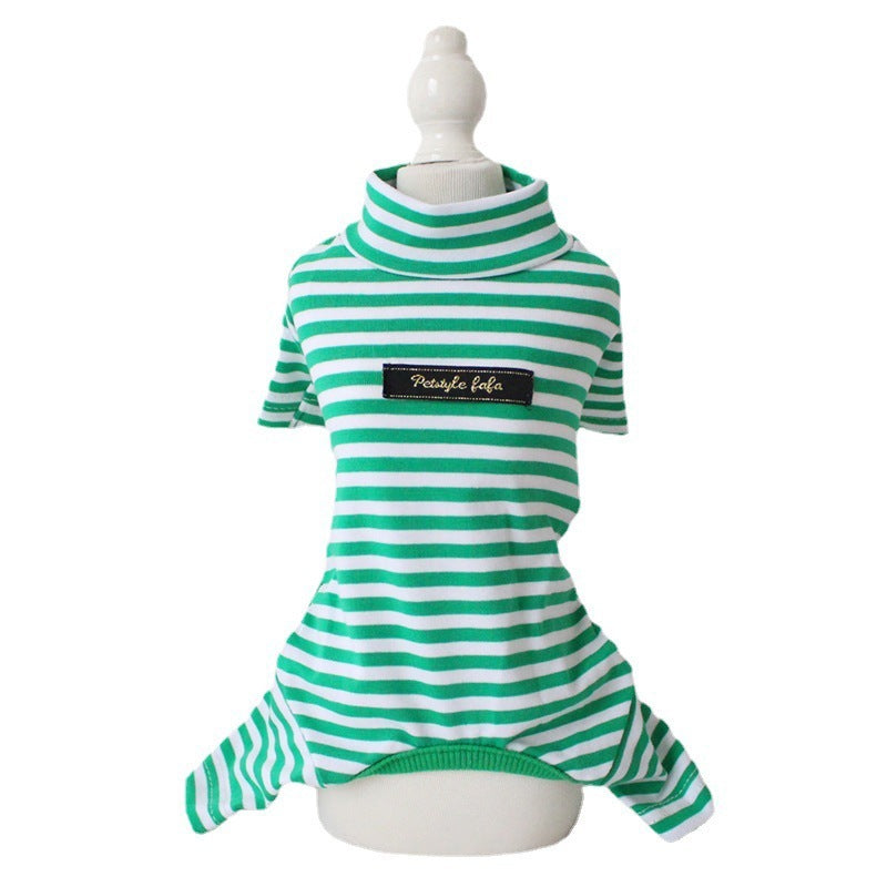 Cotton Eight-color Striped Pet Leggings - Pimmbi