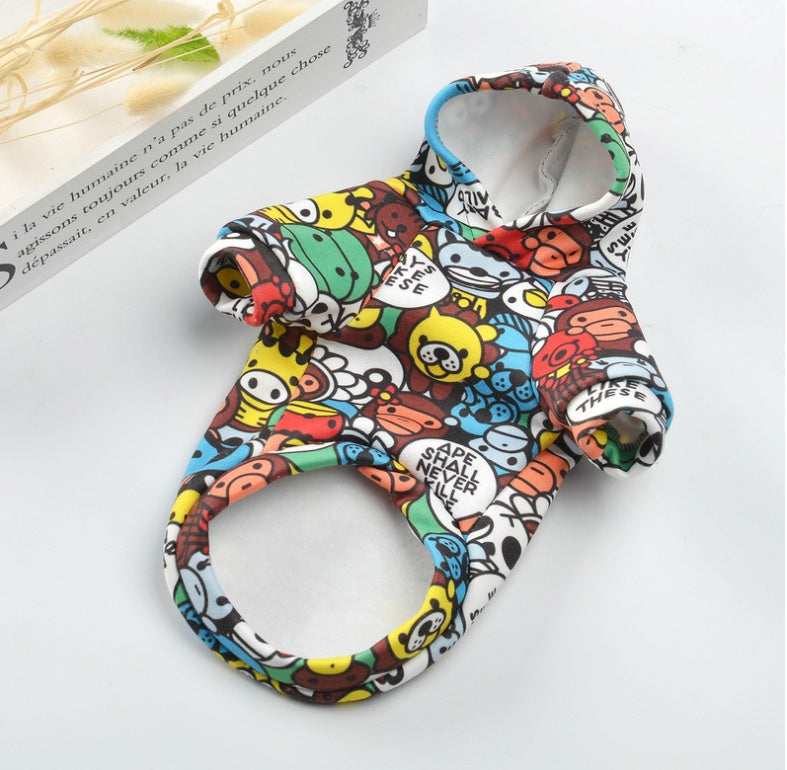 Pet Clothes Puppies Dogs Cats Thick Autumn And Winter Sweater - Pimmbi