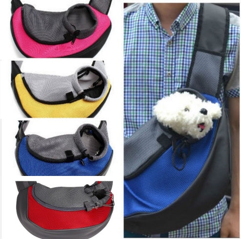 Shoulder Pet Bag Outdoor Carrier Messenger Bag Pet Backpack - Pimmbi