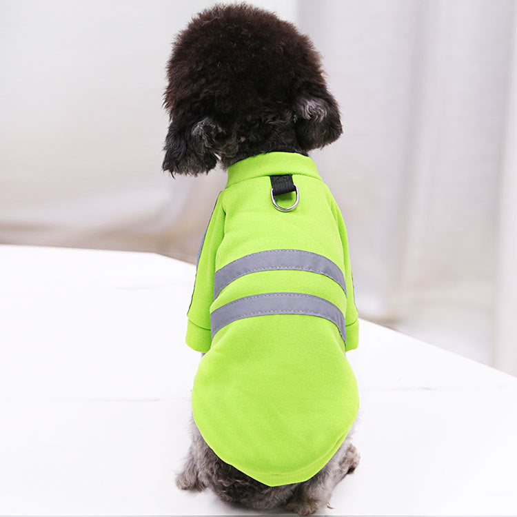 Tractionable Reflective Sweater Night Walking Dog Cat Pet Clothes - Pimmbi
