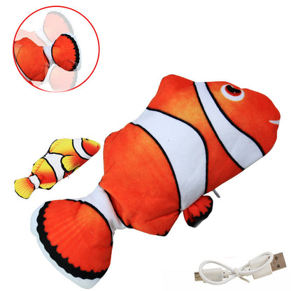 Cat toy simulation fish
