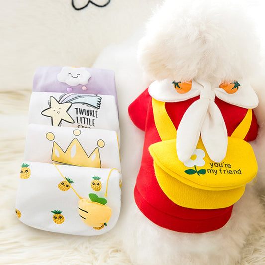 Fashion Cute Cartoon Pet Autumn And Winter Clothes - Pimmbi