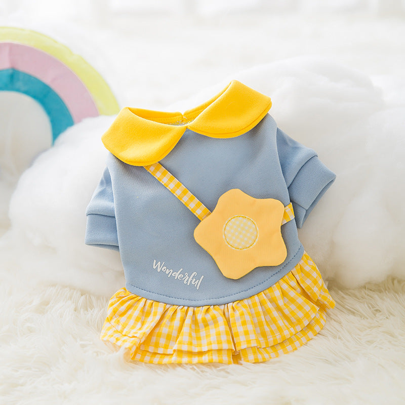 Fashion Cute Cartoon Pet Autumn And Winter Clothes - Pimmbi