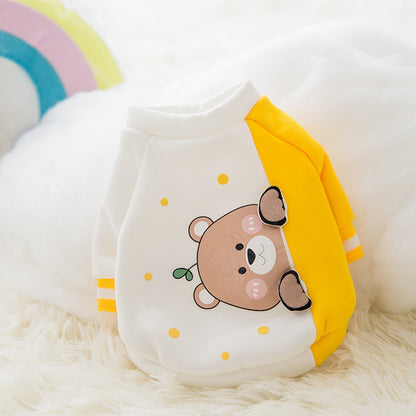 Fashion Cute Cartoon Pet Autumn And Winter Clothes - Pimmbi