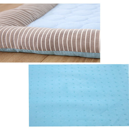 Pet Cooling Pad Bed For Dogs Cats Puppy Kitten Cool Mat Pet Blanket Ice Silk Material Soft For Summer Sleeping  Blue Breathable - Pimmbi