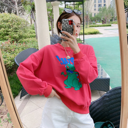 Spring and Autumn Cartoon Print Dog Two-legged Pet Parent-child Wear - Pimmbi