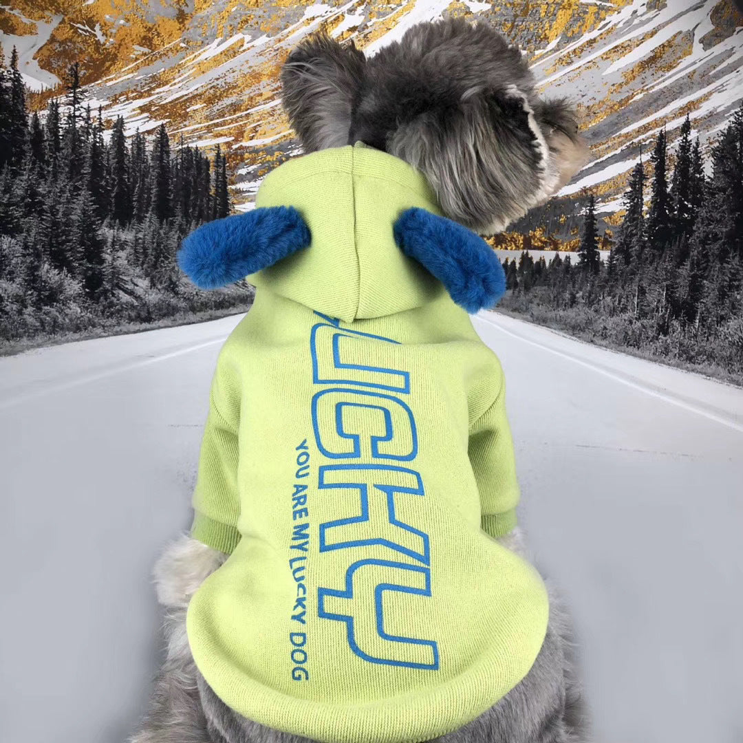 Dog Clothes Autumn And Winter Clothes Cotton Small Dog Xia Jiarong Pet Sweater - Pimmbi