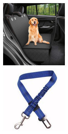 Dog Car Seat Cover View Mesh Pet Carrier Hammock Safety Protector Car Rear Back Seat Mat With Zipper And Pocket For Travel - Pimmbi