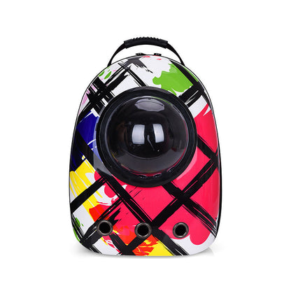 Pet Bag Out Portable Space Bag Cat Bag Dog Bag Pet Shoulders Pet Backpack Pet Supplies - Pimmbi