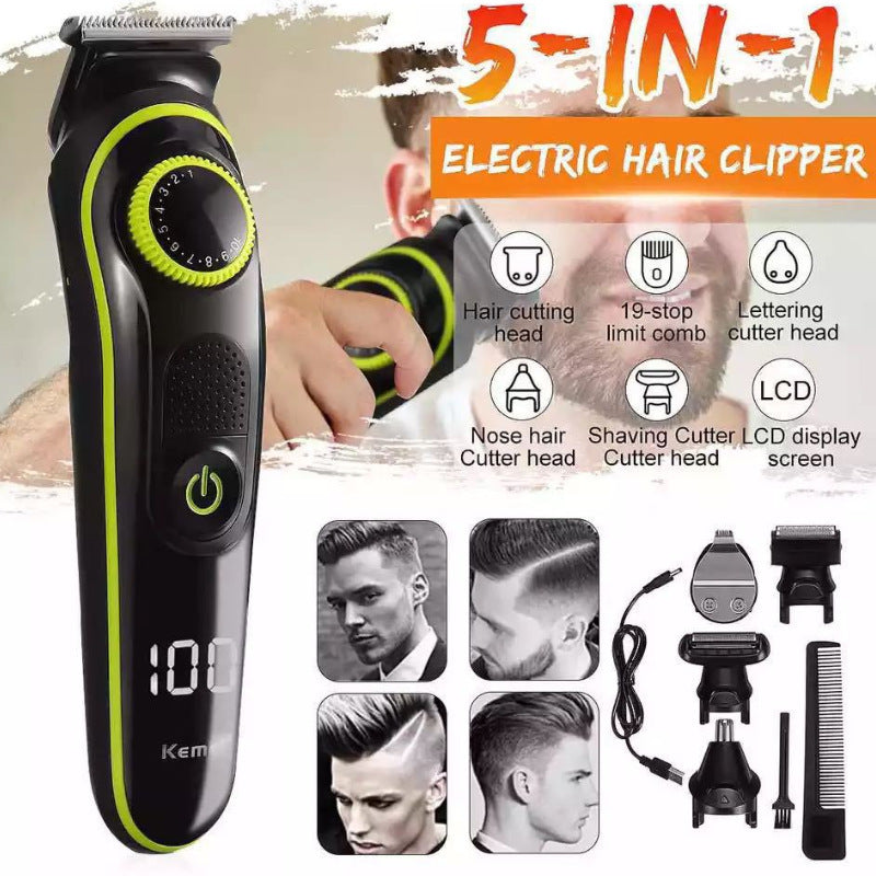 Electric Hair Clipper Household Multifunctional Electric Hair Clipper - Pimmbi