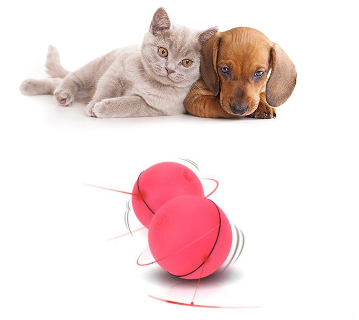 LED Laser Electronic Rolling Pet Funny Cat Toy Ball - Pimmbi