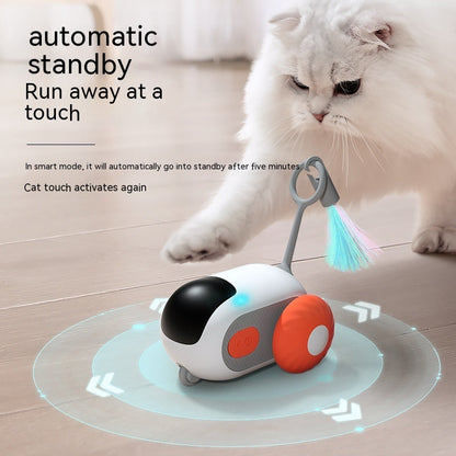 Remote Control Interactive Cat Car Toy USB Charging Chasing Automatic Self-moving Remote Smart Control Car Interactive Cat Toy Pet Products - Pimmbi