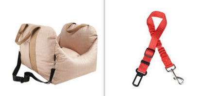 Pet Dog Car Carrier Seat Waterproof Basket Portable Car Seat Safety Travelling Mesh Hanging Bags Breathable Beds & Sofas - Pimmbi