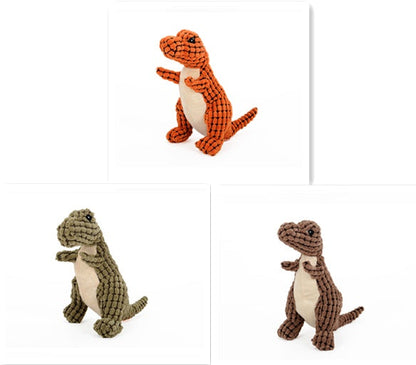 Dinosaur Pet Toys Giant Dogs Pets Interactive Dog Toys For Large Dogs Chew Toys Chihuahua Plush Stuffing Squeakers - Pimmbi
