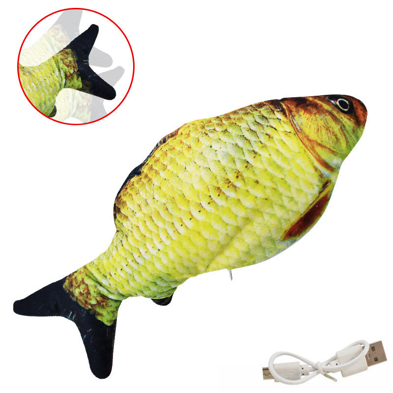 Cat toy simulation fish