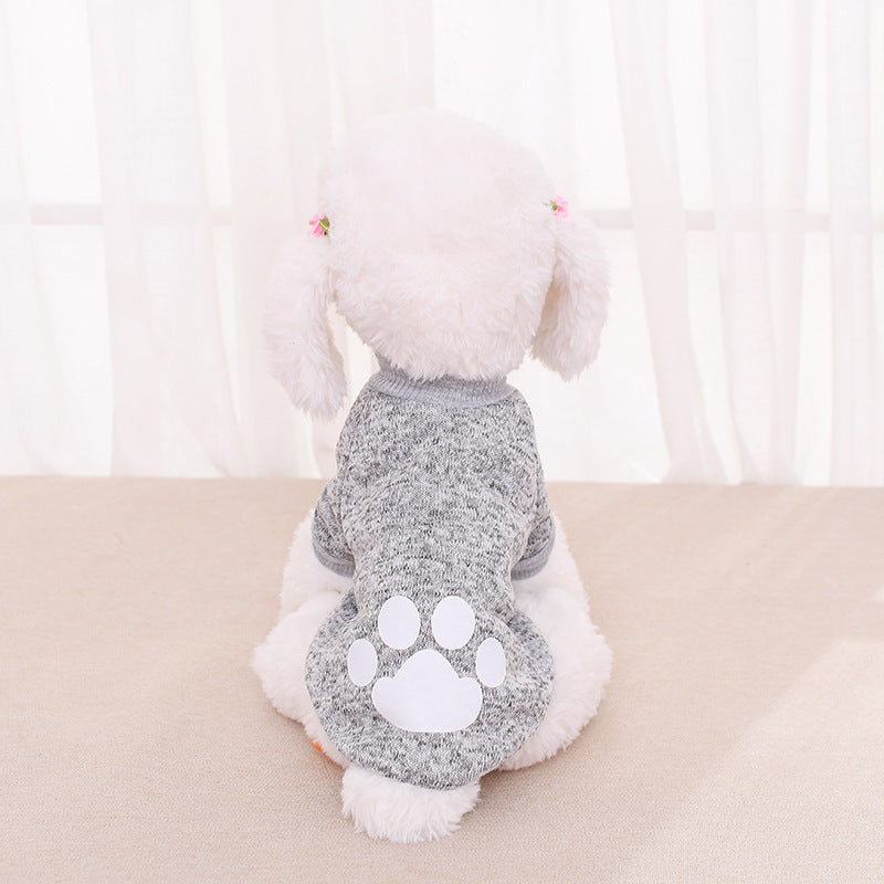 Clothing Pet Clothing Two-legged Sweater Teddy - Pimmbi