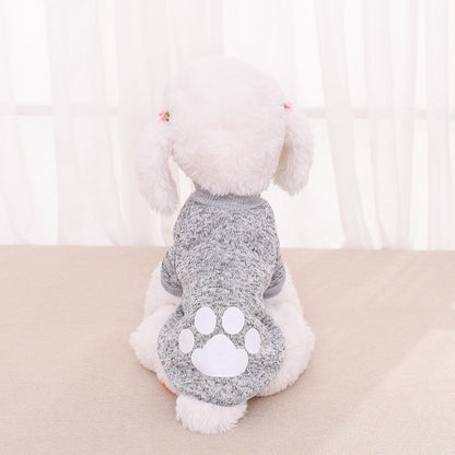 Clothing Pet Clothing Two-legged Sweater Teddy - Pimmbi
