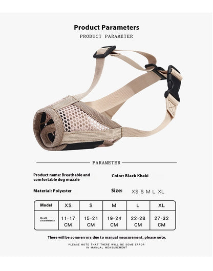 Pet Dog Anti Food Anti Bite  Breathable Drinking Faucet Cage - Pimmbi