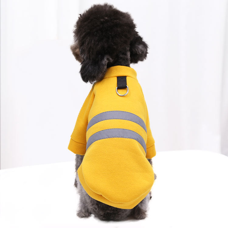 Tractionable Reflective Sweater Night Walking Dog Cat Pet Clothes - Pimmbi