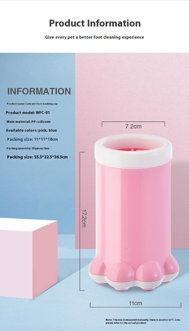 Dog Cleaning And Beauty Tools Portable Pets Dog's Paw Large Silicone Foot-washing Machine Pet Products - Pimmbi