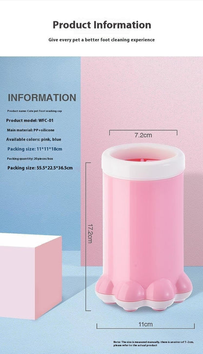 Dog Cleaning And Beauty Tools Portable Pets Dog's Paw Large Silicone Foot-washing Machine Pet Products - Pimmbi