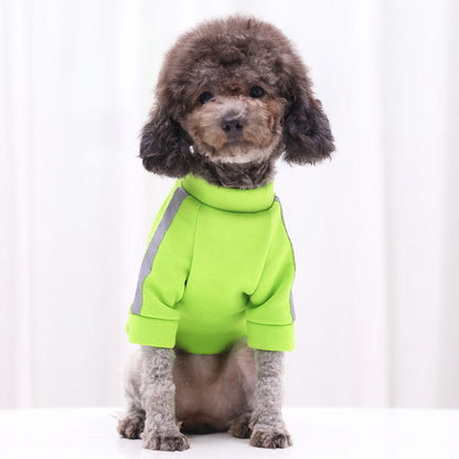 Tractionable Reflective Sweater Night Walking Dog Cat Pet Clothes - Pimmbi
