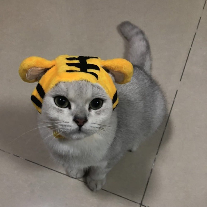 Cat headgear funny cute warm decorative hat - Pimmbi