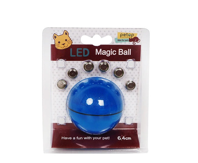LED Laser Electronic Rolling Pet Funny Cat Toy Ball - Pimmbi