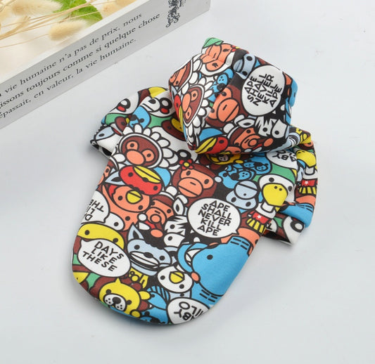 Pet Clothes Puppies Dogs Cats Thick Autumn And Winter Sweater - Pimmbi