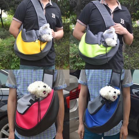 Shoulder Pet Bag Outdoor Carrier Messenger Bag Pet Backpack - Pimmbi
