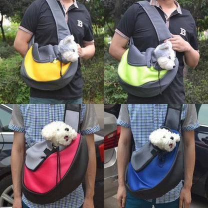 Shoulder Pet Bag Outdoor Carrier Messenger Bag Pet Backpack - Pimmbi