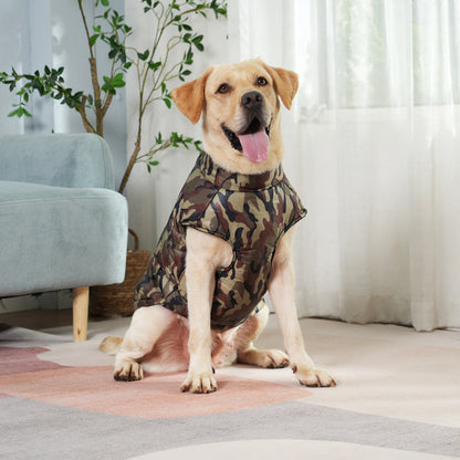 Pet Clothing Winter Thickened Dog Camouflage Clothes - Pimmbi