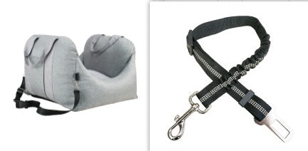 Pet Dog Car Carrier Seat Waterproof Basket Portable Car Seat Safety Travelling Mesh Hanging Bags Breathable Beds & Sofas - Pimmbi