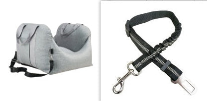 Pet Dog Car Carrier Seat Waterproof Basket Portable Car Seat Safety Travelling Mesh Hanging Bags Breathable Beds & Sofas - Pimmbi