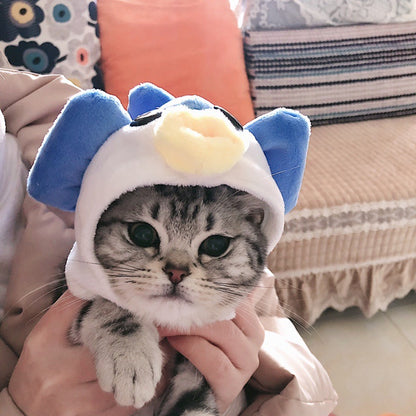 Cat headgear funny cute warm decorative hat - Pimmbi