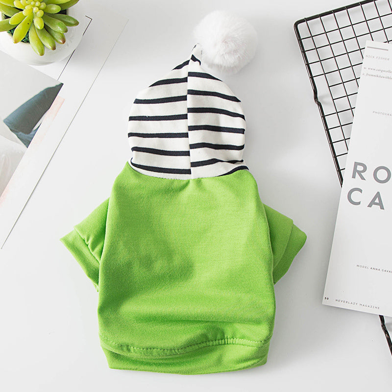 Dog clothes pet clothing with hood - Pimmbi