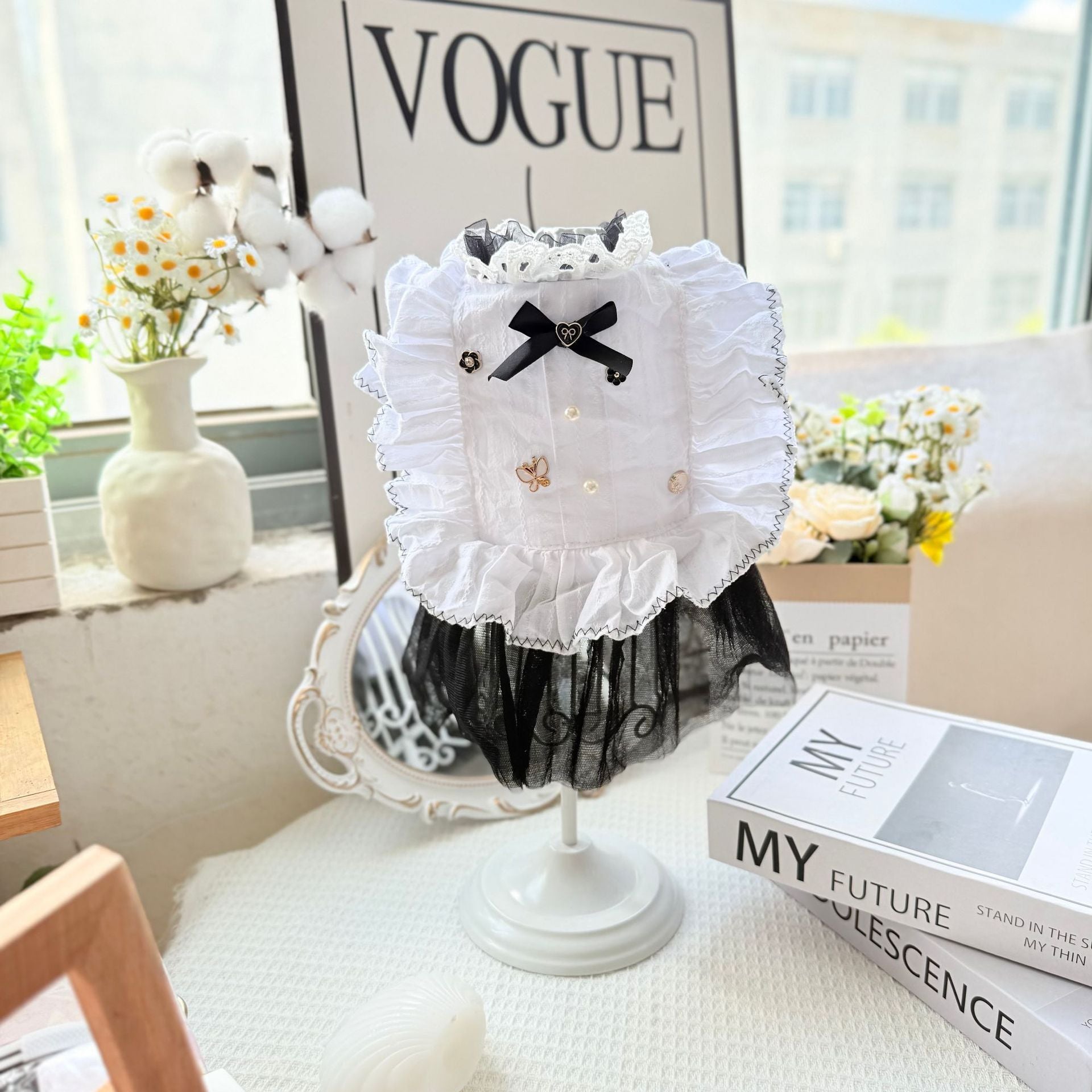 Pet Factory In Stock Wholesale Pet Dog Clothes Waltz Gauze Skirt - Pimmbi