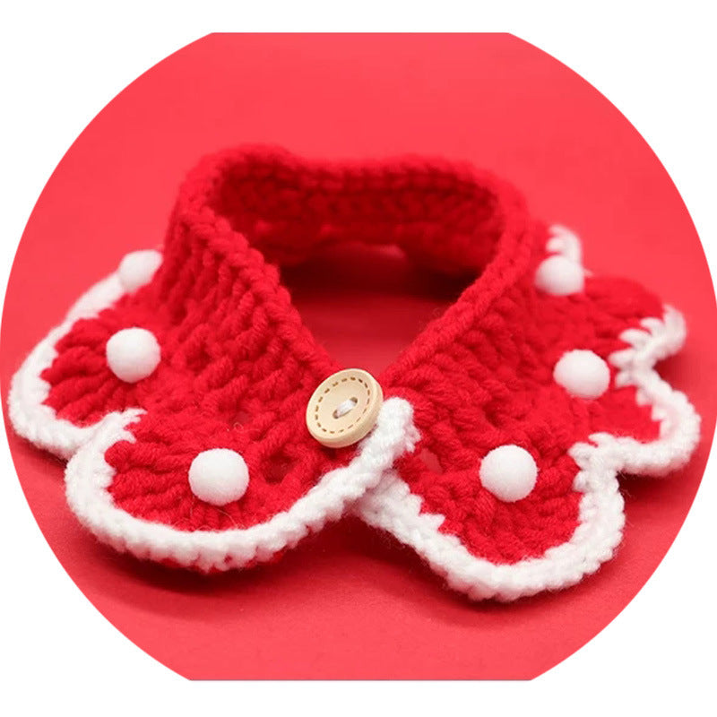Pet Cats, Dogs, Rabbits, Knitted Collars, Christmas Ornaments, Saliva Towels - Pimmbi
