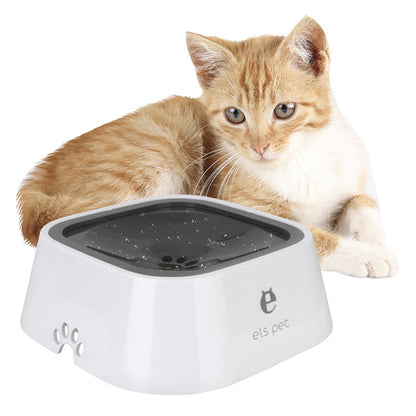 1.5L Cat Dog Water Bowl Carried Floating Bowl Anti-Overflow Slow Water Feeder Dispenser Pet Fountain ABS&PP Dog Supplies - Pimmbi