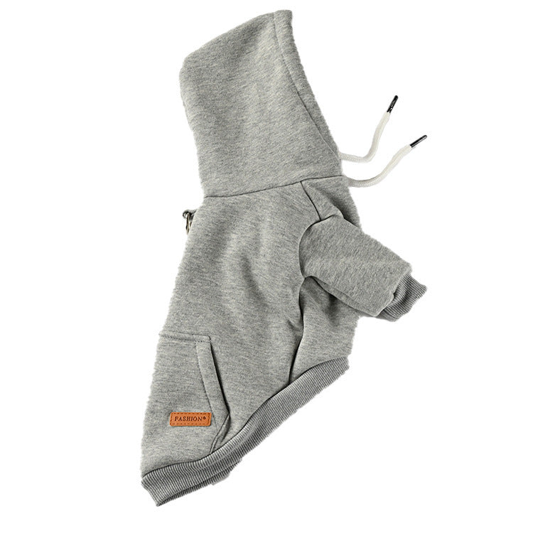 Pet Dog Fashion Simple Hooded Sweater - Pimmbi