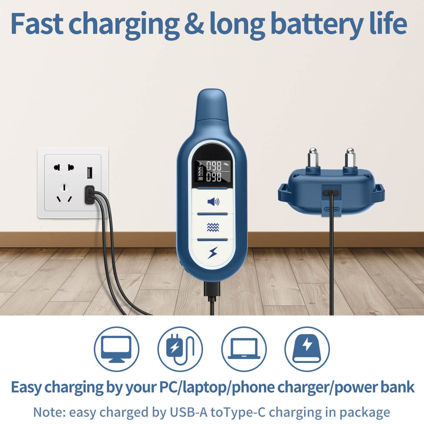 Pet Training Remote Control Vibration Shock Dog Trainer - Pimmbi