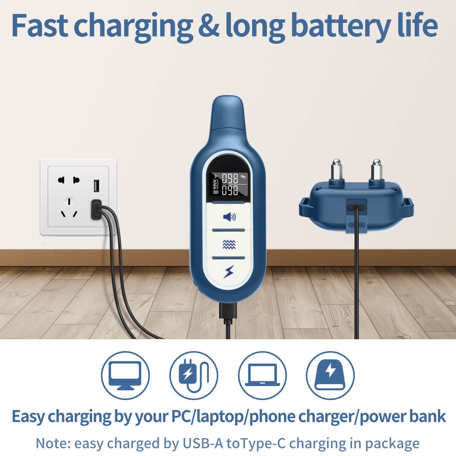 Pet Training Remote Control Vibration Shock Dog Trainer - Pimmbi